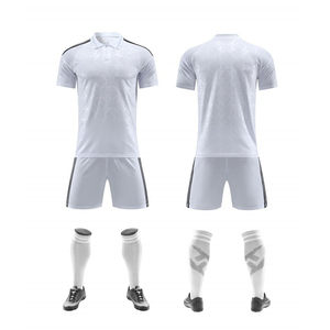 Maillot de football personnalisé pour homme adulte, 100% polyester, imprimé par sublimation, motif 3D, fermeture à cordon T-Strap, poches, manches courtes - Product Image 4