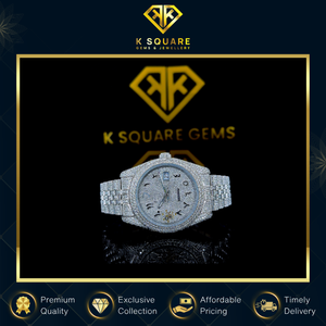 Exclusivo Reloj de Lujo en Oferta, Resistente al Agua, 3 Metros, Diseño Único VVS, Unisex, Acero Inoxidable, Correa de Cuero, Cuarzo, Automático, con Diamantes - Product Image 6