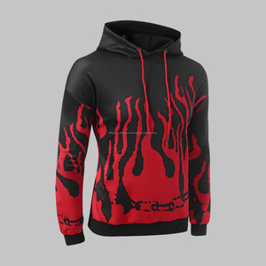 Custom logo High Quality Streetwear 100% Cotton <b>Fleece</b> Thick Heavyweight Heavy Pullover <b>Oversized</b> <b>Hoodies</b> for <b>Men</b> and Women - Product Image 2