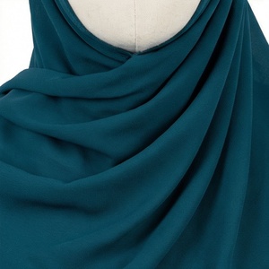 Hiyab de Chifón de Color Sólido para Mujer, Transpirable, para Uso Diario, Pañuelo Étnico de Oriente Medio - Product Image 1