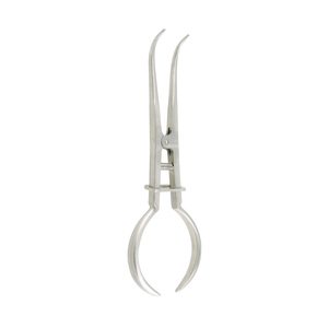 เครื่องมือผ่าตัด คีมจับวัสดุทางทันตกรรม คีมยางดามฟัน คีมสแตนเลส - Product Image 1