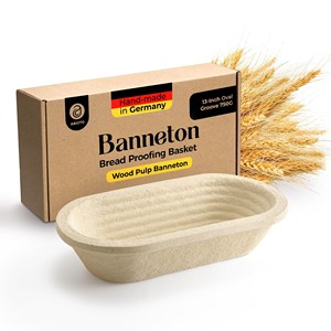 Cestas de fermentación de pan de pulpa de madera 100% naturales para panificación de masa madre - Product Image 2