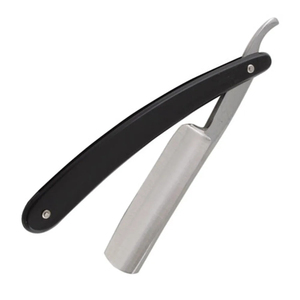 Navaja de Afeitar Profesional para Barbería, Mango de Madera Sostenible, Navaja Recta Desechable de Acero Inoxidable - Product Image 6