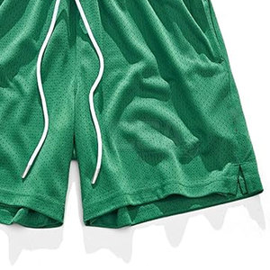 Shorts de sport en mesh, tissu respirant, coupe confortable et extensible, idéal pour l'entraînement, la course à pied et le fitness. - Product Image 6