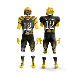 American Football Match Uniform <b>Set</b> Comfortable Sports Jersey with Durable Pants Bulk OEM Manufacturing - Product Image 3