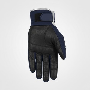 Guantes de Motociclismo de Cuero con Protección para Nudillos, Negros, Dedos Completos, Antideslizantes, Resistentes al Viento, para Deportes, Automovilismo, Unisex - Product Image 4