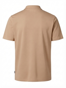 Polo uni en gros pour hommes, manches courtes, mélange de coton premium, tenue décontractée, vêtements de travail, golf, fournisseur OEM ODM - Product Image 3