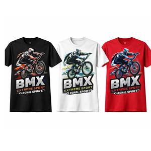 T-shirts BMX unisexes d'hiver 2026 de qualité supérieure, grandes tailles, avec motifs personnalisés de haute qualité et caractéristiques respirantes à séchage rapide - Product Image 5