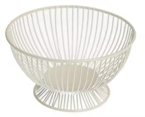 Cesta de Frutas y Bandeja de Almacenamiento de Hierro Forjado Ecológica y Duradera, Decoración del Hogar de Estilo Nórdico para Sala de Estar - Product Image 4