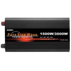 Convertisseur de puissance HOULI 3000W 12V 220V Onde Sinusoïdale Pure Inverseur de Courant 3000 Watts Convertisseur Onduleur Voiture 24V 48V 60V - Product Image 5