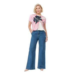 Camisetas de Manga Corta con Cuello Redondo para Mujer, Diseño con Apliques y Logotipo Personalizado, 100% Algodón, Ropa Casual de Verano, OEM, Venta al Por Mayor, Nueva Colección 2026 - Product Image 1