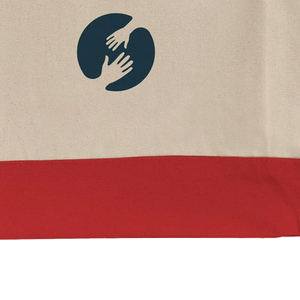 Custom Logo And SimpleDesigned Cotton Tote Shopping Bag Handbag Shoulder High Quality Silk-screen Printed Eco-friendly - Product Image 6