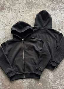 GENERSA SPORTS Conjunto Deportivo Unisex de Invierno Personalizable con Capucha Morada, Transpirable, 100% Algodón, Forro Polar Ligero, Estilo Urbano, 2 en 1 - Product Image 5