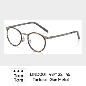 [TamTam] LIND001 Ultra Lightweight PA12 Full Rim Optical <b>Frame</b> with Minimalist Screwless Design Classic Style & Customized Shape - Product Image 2