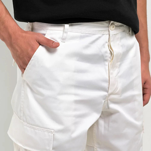 White <b>Denim</b> <b>Jacket</b> Men Streetwear Multi Pocket Loose Fit Hip Hop Tactical High Waist <b>Lightweight</b> Cotton Casual - Product Image 5