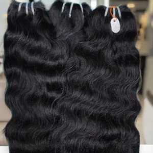 Tejido de cabello crudo Natural sin procesar 100%, estilo de onda profunda suelta, y sin enredos sin desprendimiento, tejido de cabello con ondas de agua - Product Image 1