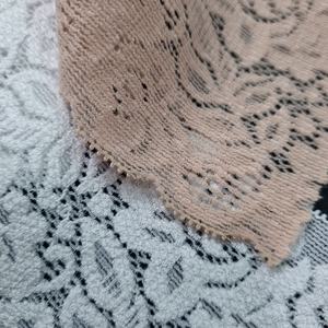 Tela de Encaje Elástico Floral de 8.5cm, Peso Medio, Nailon y Spandex, Borde Festoneado con Hilo Texturizado Patentado en el Reverso - Product Image 3