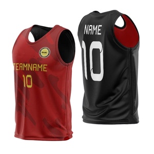 เสื้อกั๊กฝึกซ้อมแบบสองด้าน ทนทาน ใช้ได้สองด้าน สำหรับกีฬา ตาข่ายระบายอากาศ ชุดทีม ปรับแต่งได้ สำหรับฟุตบอล บาสเกตบอล ฟุตบอลอเมริกัน แห้งเร็ว 100% - Product Image 1