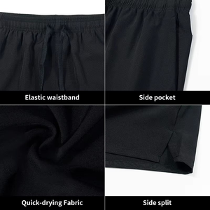 Shorts de sport pour homme à double couche, séchage rapide, respirants, pour le basketball, la course à pied, le tennis, avec tissu doux pour la peau, grandes tailles - Product Image 3