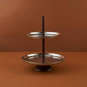 Soporte para pasteles de mármol blanco con mango de latón de alta calidad, muy solicitado, personalizado para mesa, con bolsa OPP. - Product Image 5