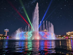 Fontaine d'eau extérieure moderne de grande taille pour jardin, avec bassin en pierre de forme ronde, conception personnalisée GRATUITE - Product Image 3