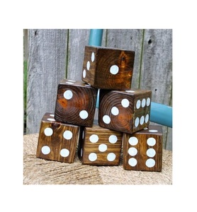 Party Game Wooden Dice Set Luxury Style Handcrafted <b>Table</b> Ware Wooden <b>Gaming</b> Dice High Selling Home <b>Table</b> Decoration - Product Image 1