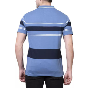 Último diseño y calidad premium para camisetas polo para hombre / Camiseta polo ligera y transpirable para exteriores con logo personalizado - Product Image 2