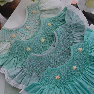 Vestido de Lino Premium OEM para Bebé Niña, Corte Holgado, Suave y Cómodo, Estampados Florales y de Animales para las 4 Estaciones - Product Image 1