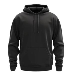 Sweat-shirt à capuche pour homme en molleton de coton, avec cordon de serrage réglable, doux, chaud, à manches longues, pour un usage décontracté - Product Image 4