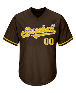 Camisetas de Béisbol Personalizadas de Alta Calidad para Hombre, Transpirables, 100% Poliéster, con Logotipo Frontal, Cuello en V, Precio Económico al por Mayor, MOQ Bajo - Product Image 2