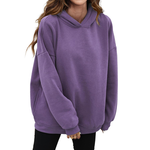 Sudadera con Capucha Oversize para Mujer, 100% Algodón de Alto Gramaje, Hombros Caídos, Cuello con Capucha para Invierno, Logotipo Personalizado en la Parte Delantera, 100% Poliéster - Product Image 5