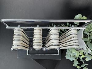 Moderno soporte colgante para cubiertos con estante metálico, ideal para mesa de comedor, encimera de cocina, cafetería y restaurante, organizador de utensilios. - Product Image 3