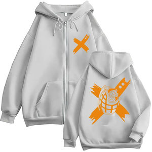 Sweat-shirt à capuche zippé <span class=keywords><strong>My</strong></span> <span class=keywords><strong>Hero</strong></span> <span class=keywords><strong>Academia</strong></span>, style Harajuku, manga vintage, pour hommes et femmes, en polaire, coupe oversize, veste de survêtement - Product Image 6