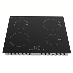 Placa Vitrocerámica Eléctrica Multifunción con Control de Botones Integrado, 4 Quemadores, Panel Cerámico, CE CB ROHS 3500W+3500W, ¡Oferta! - Product Image 4