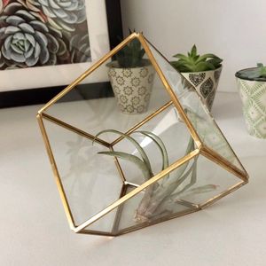 Verre transparent, bordure en laiton, 1 pièce - Product Image 5