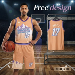 Ensemble d'uniformes de basketball vert Rexfit personnalisés, maillot et short sublimés pour équipe, vêtements de sport respirants, OEM ODM en gros - Product Image 3