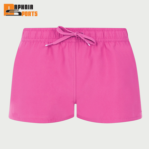 Custom Logo Women's Casual Mini Quick Dry Breathable Eco-Friendly High Waist <b>Elastic</b> Beach Swimwear Shorts Summer Surf Board - Product Image 1