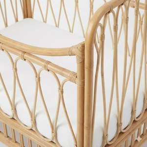 Handwoven Rattan Baby Cot Kids Furniture Children Furniture Wholesale Price Hot Sale High Quality Factory Price Cheap Baby <b>Bed</b> - Product Image 2