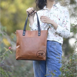 Manufacturer Wholesale Fashion Hair Cowhide Leather <b>Large</b> Tote Bag Genuine Leather Shoulder <b>Purse</b> For Women's - Product Image 5