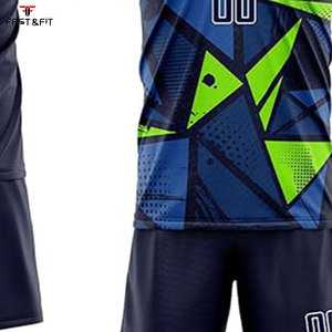 Maillots de football en sublimation, coton, manches courtes, antibactériens, séchage rapide, design personnalisé, vêtements de football - Product Image 5