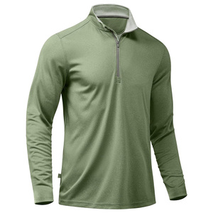 Sweat-shirt athlétique premium pour homme, logo personnalisé, col rond, matière respirante et douce, idéal pour l'entraînement et la mode streetwear. - Product Image 1