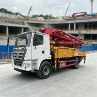 Harga Terbaik Pompa Beton SANY SYM5230THB Bekas Tahun 2019, 5 Seksi Boom, Jangkauan 38m, Warna Putih untuk Proyek Jalan dan Jembatan Infrastruktur