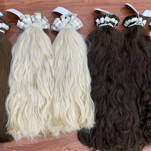 Extensiones de cabello humano vietnamita crudo 100% superventas de alta calidad a granel sin procesar Natural recto doble parte superior 1 vietnamita - Product Image 6