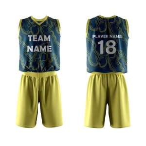 ชุดบาสเก็ตบอลแขนกุดแห้งเร็วขายดี ชื่อทีมปรับแต่งได้ ไซส์พลัส กางเกงขาสั้นฤดูร้อน เสื้อเจอร์ซีย์ ชุดยูนิฟอร์ม - Product Image 1