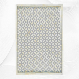 Handmade Luxury Bone Inlay Art Deco Serving Tray Artisan Home Decor Wedding Gift <b>Coffee</b> <b>Table</b> Centerpiece BY PERFECT ENTERPRISES - Product Image 5