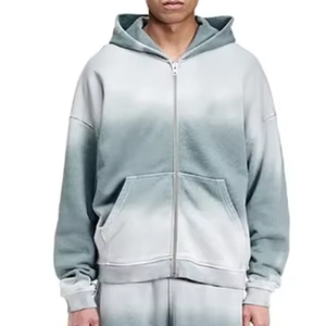 Conjunto de Sudadera con Capucha y Pantalones Deportivos Personalizados de Invierno en Color Sólido y con Estampado, Conjunto de Sudadera Extra Grande de Algodón Unisex Vintage TRACKSUIT FORTLEO - Product Image 6