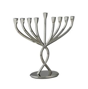 Portavelas de Menorah de aluminio y Metal con diseño de ondas, portavelas decorativo de 9 pilares para decoración de iglesia y Templo - Product Image 6