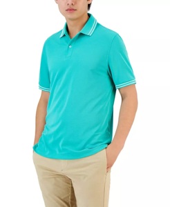 Diseño Personalizado y Logotipo Bordado para Camiseta Polo, Material de Algodón Deportivo Transpirable, Tallas Grandes, Precios al por Mayor, Color Sólido - Product Image 1