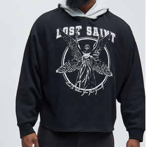 Sudadera con Capucha de Diseño Personalizado de Alta Calidad, 420 Gramos, Estilo Urbano con Diseño Geométrico de Telaraña, Sudadera con Capucha Spider 1:1 - Product Image 4