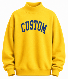 Sudadera de Cuello Alto con Logotipo Personalizado para Mujer, Corte Holgado, Material 100% Algodón, Suave y Cómoda, Hombros Caídos - Product Image 5